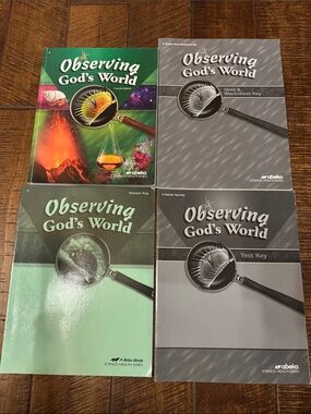 Abeka 6th grade observing gods world book
